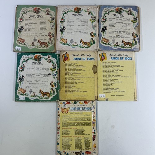 Vintage Childrens Mini Seven (7) Book Lot! Heavy Wear! - Picture 9 of 24