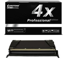 4x Pro Toner Black replaces Lexmark C746H1KG