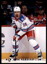 2021-22 Fleer Ultra Blue Foil Parallel #151 Chris Kreider 196/399 New York