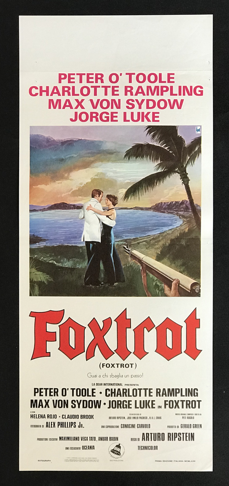 Locandina originale film FOXTROT (1976) - Regia di Arturo Ripstein