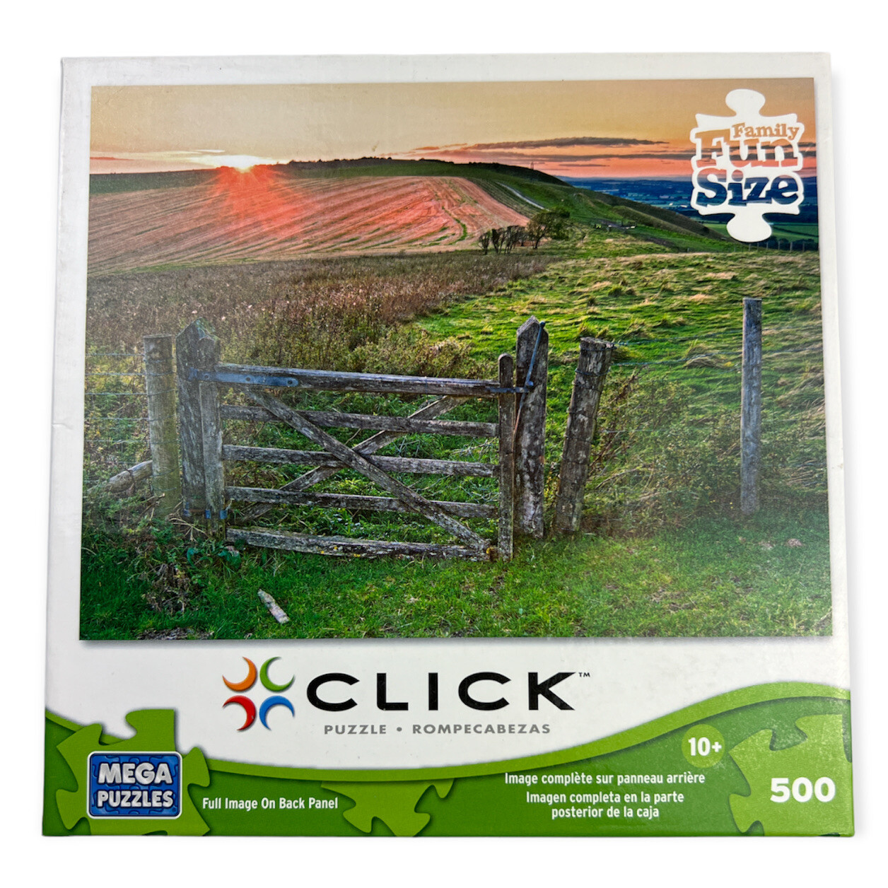 500-Piece Jigsaw Puzzle - Spring Meadow Landscape, Finished Size 24x18 Inches