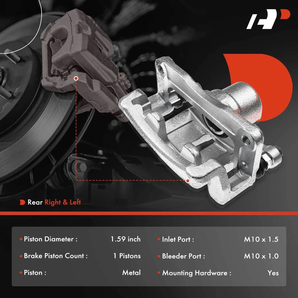 4x Pinzas de freno de disco delanteras y traseras para Chevy Equinox Saturn Vue Pontiac Torrent Foto 3 de 4