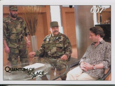 James Bond Archives 2015 Quantum Of Solace Gold Parallel Base Card #73