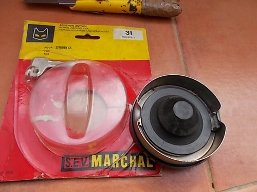 MARCHAL 90000312 BOUCHON ESSENCE-PETROL CAP-TANKVERSCHLUSS CITROEN CX - Imagen 3 de 4