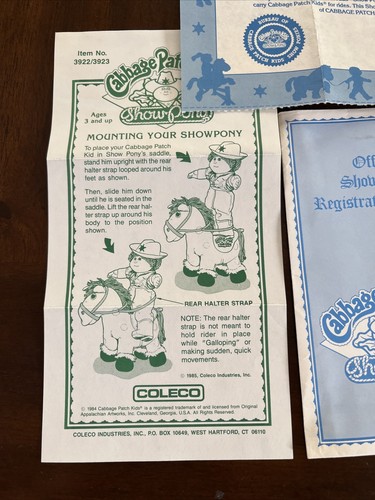 Toppa cavolo 1984 bambini SHOW PONY razza pura certificato di identificazione pulito - Foto 4 di 6