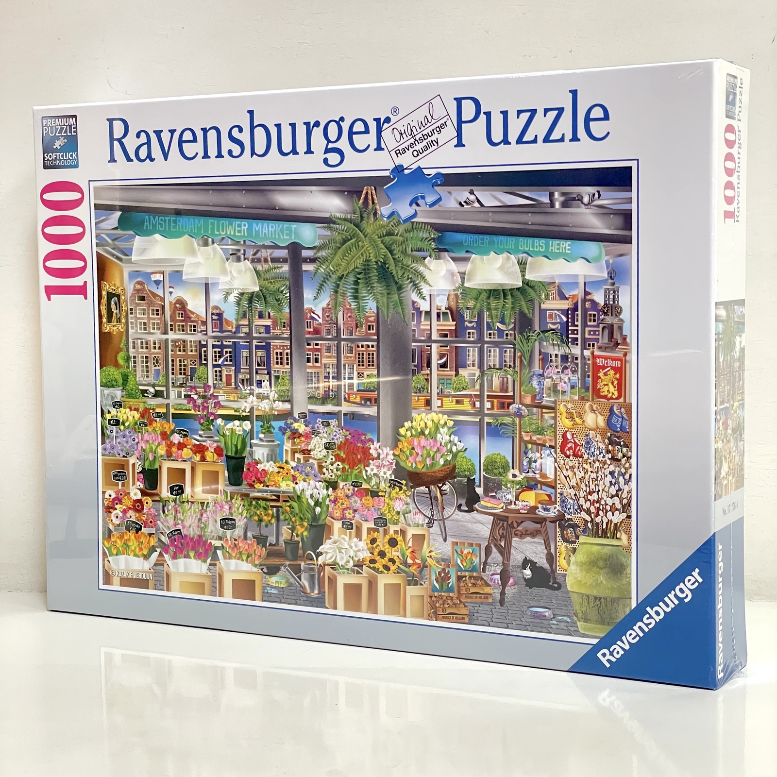 Amsterdam Flower Market 1000 Piece Jigsaw Puzzle Ravensburger 4‎6172764 JAPAN