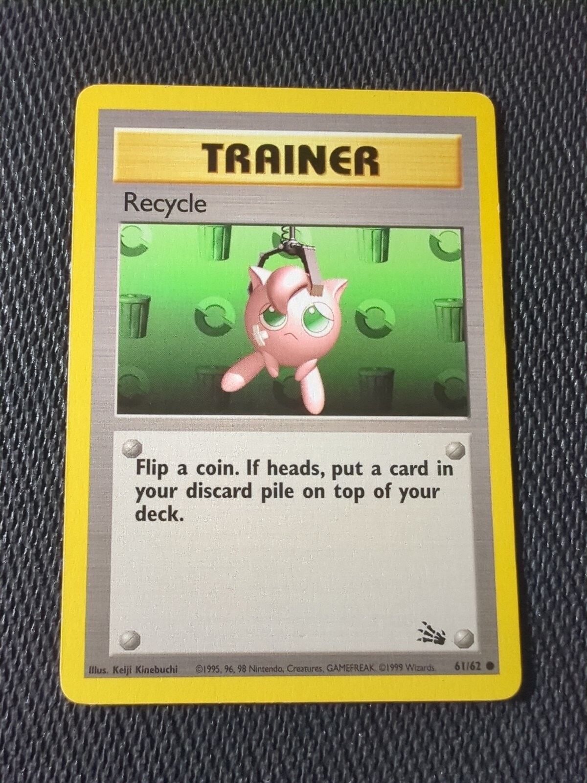Pokémon TCG Recycle Fossil 61 Regular Unlimited Common NM