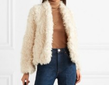 Vince Faux Shearling Cream Jacket From This Season. Size Xs.