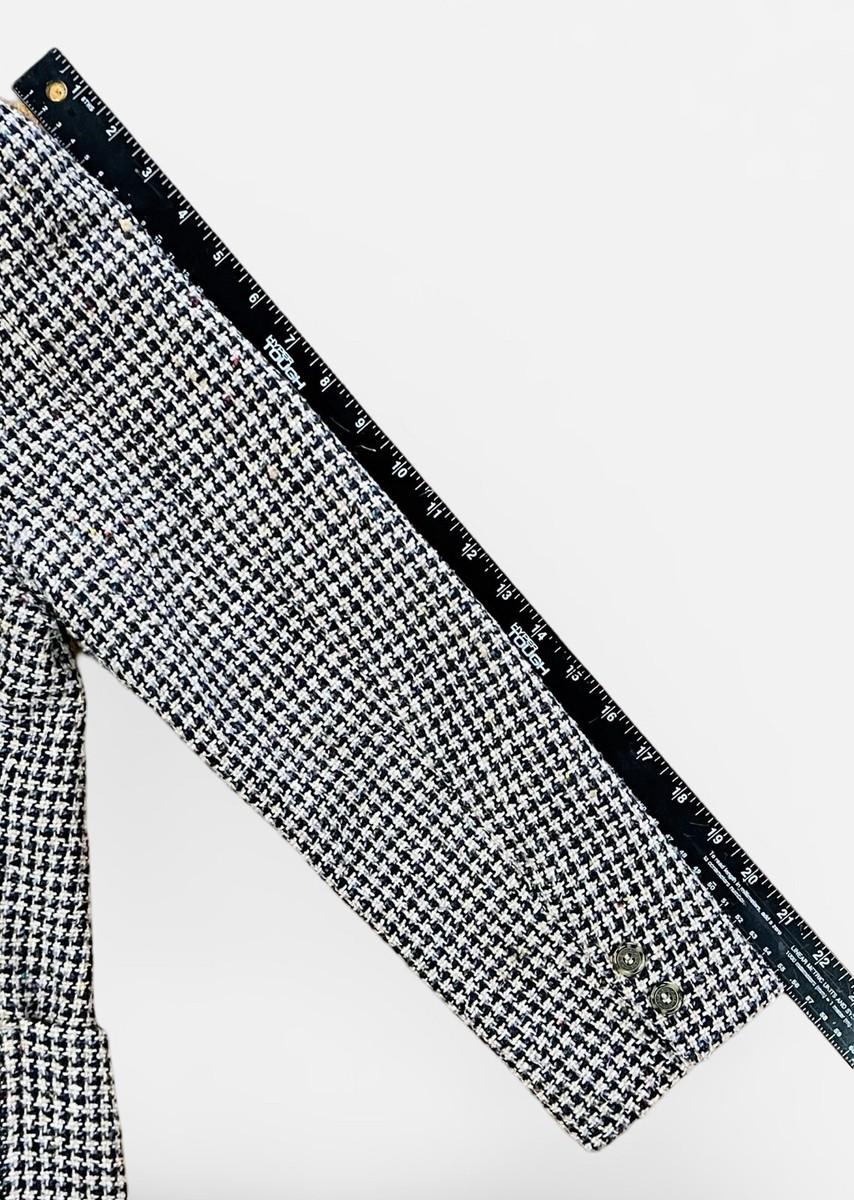 Blazer Liz Claiborne Liz Sport - Taille 8, Motif Pied-de-poule (houndstooth) - Occasion Très Bon état