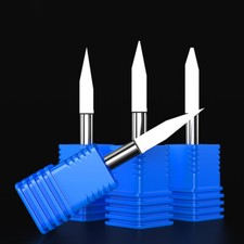 Solid Carbide PCB Engraving Bit CNC Router Tool V-Shape All Sizes & Angles