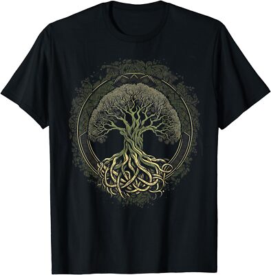 NEW LIMITED Tree of Life Vk!ng Design Gift Idea Premium Tee T-Shirt S-5XL