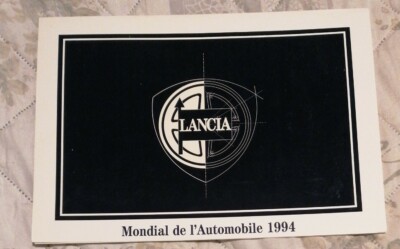 Autoprospekt Presse Mappe LANCIA Mondial de l' Automobile 1994 