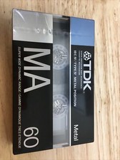TDK MA  60  TYPE IV  1988 BLANK CASSETTE TAPE 1  SEALED New