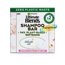 Image of Garnier Ultimate Blends Softening Oat Sensitive Shampoo Bar 60g