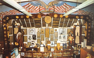 Postcard CA Alturas Modoc County Museum California