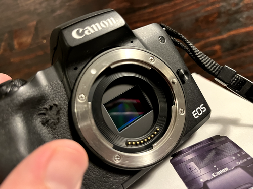 Canon M50 24.1MP 4K Mirrorless Bundle + 3 Lenses | 7 Batteries | Adapter | Box - Picture 4 of 20