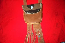 BLACK POWDER, MOUNTAIN MAN, ARROW POINT, LEATHER POSSIBLE BELT BAG