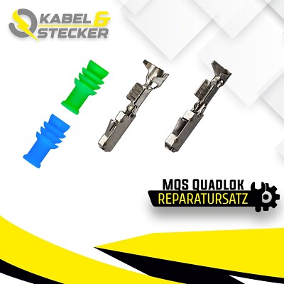 MQS Quadlocomotive Female Male Pin Crimp Contact Gasket Blind Plug 0.50 - 0.75mm2
