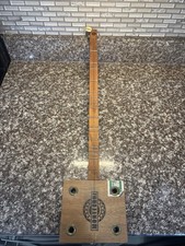 Handmade 1 String Electric Cigar Box Guitar Montecruz Canjo Diddley Bow