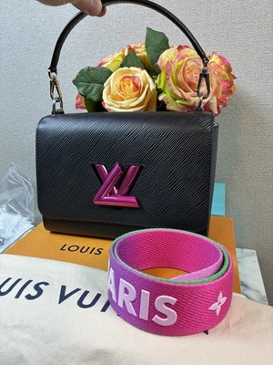 Louis Vuitton LV Black Epi Leather MM Twist Limited Edition