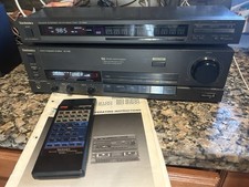 Vintage Technics Stereo Integrated Amplifier & Quartz Synthesizer Tuner VIDEO