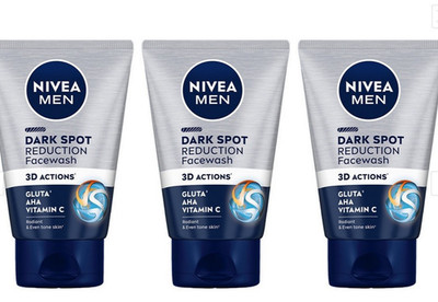 3No.  NIVEA Men Face Wash Dark Spot Reduction for Clean & Clear Skin -100g
