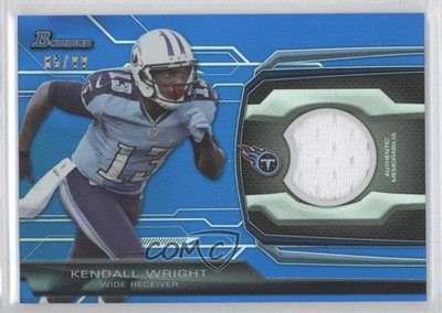 2013 Bowman Relic Blue 65/99 Kendall Wright #BR-KW 0f8