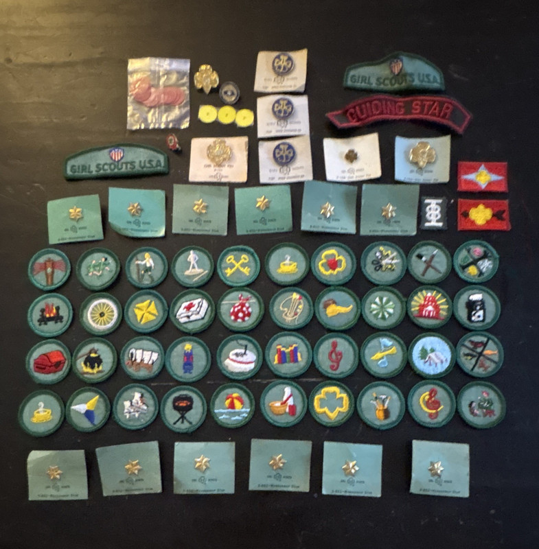 Vintage Girl Scout Patch and Pin Huge Lot - Badges, Patches, Pins & Insignia
