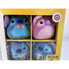 Disney Stitch Squishmallows 4 Piece Plush Toy Set Target Exclusive New