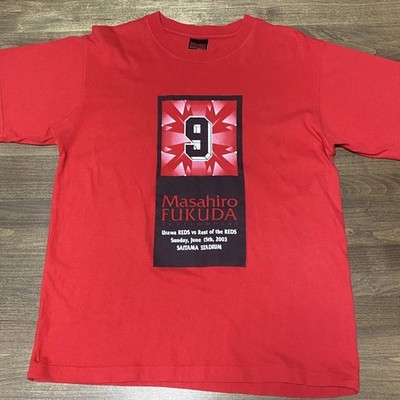 Masahiro Fukuda Urawa Reds T-Shirt Size S Used Soccer Jersey