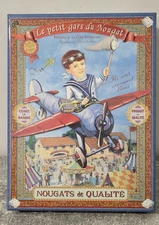 Blue box La Cure Gourmande nougats chocolate candy 15x20x4 cm