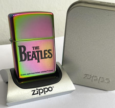 (New) ZIPPO LIGHTER - 2006 THE BEATLES LOGO IRIDECENT SPECTRUM FINISH Unfired