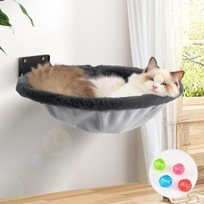 Cat Hammock Wall Mounted, Foldable  Stable Cat Beds- Breathable Cats Wall Sh...