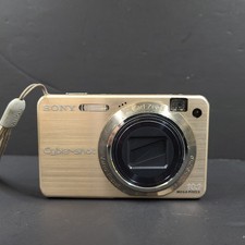 Sony Cybershot DSC-W170 Digital Compact Camera Gold 5x Opt Zoom JAPANESE READ
