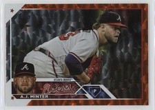 2023 Topps Series 1 Orange Foil /299 AJ Minter #159 y0i