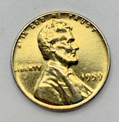 1959-P Lincoln Penny PROOF Uncirculated (AU)  maybe 64+ not a pocket change find