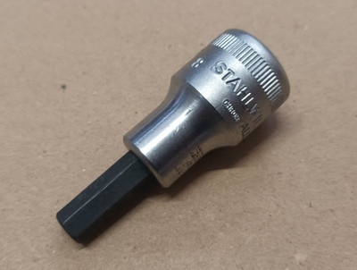 Ex MOD /|\ Stahlwille Inhex Germany 8mm Sechskant Innensechskant Steckschlüssel 1/2'' Antrieb
