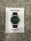 Withings ScanWatch 2 (Black / Silver) (42mm) (HWA10-model 4-All-Int) (NISB)