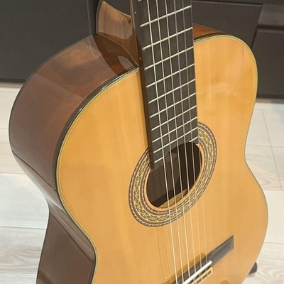 Classical Acoustic Guitar Zen-On Abe-520 70's Natural Solid Top