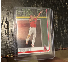 Topps 2019 Chrome Mike Trout #200 Los Angeles Angels Baseball