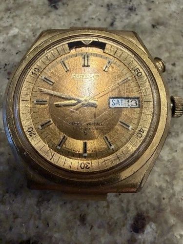 SEIKO 4006-6040 Automatic Watch Vintage Men's Bell-Matic Yellow Dial 17 Jewels