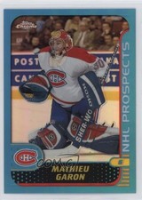 2001-02 Topps Chrome Refractor Mathieu Garon #142 3y4