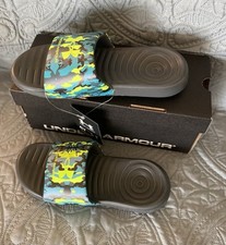 Under Armour-Kids-B Ansa Graphic Slide Sandals 3024438-Choice of size Y1, Y4, Y5