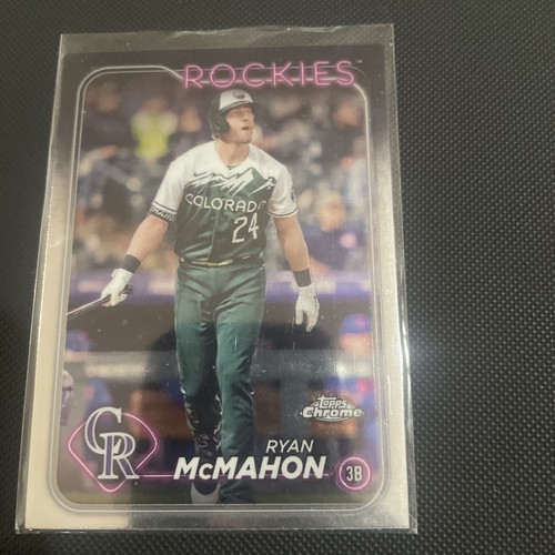 2024 Topps Chrome #299 Ryan McMahon Colorado Rockies - Picture 2 of 3