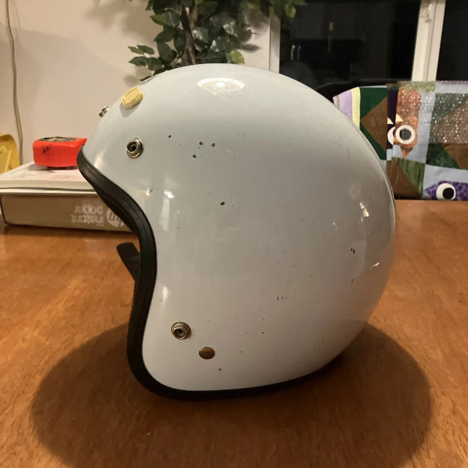 Casco de motocicleta THH, 3/4 cara abierta, certificado DOT, usado Foto 4 de 4