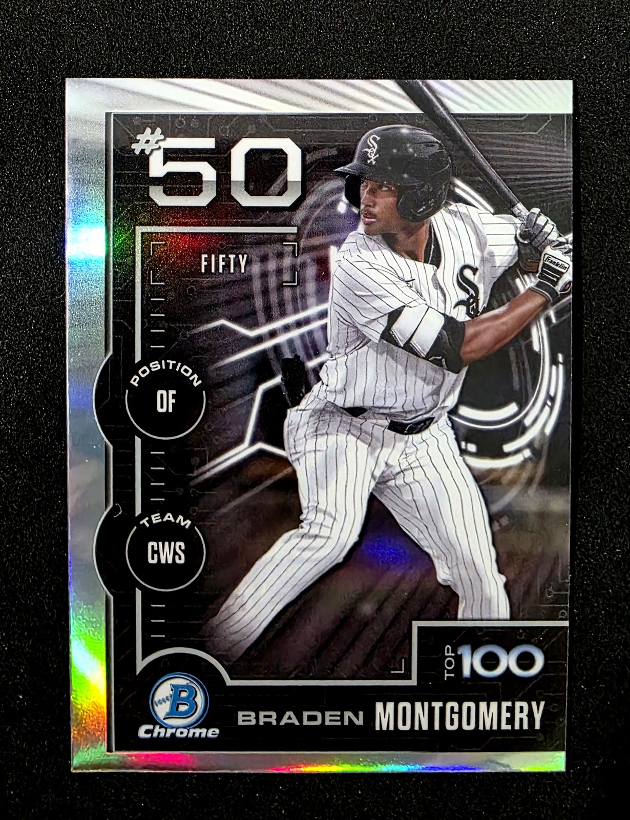 2025 Bowman Scouts Top 100 Braden Montgomery BTP-50 Rookie Card