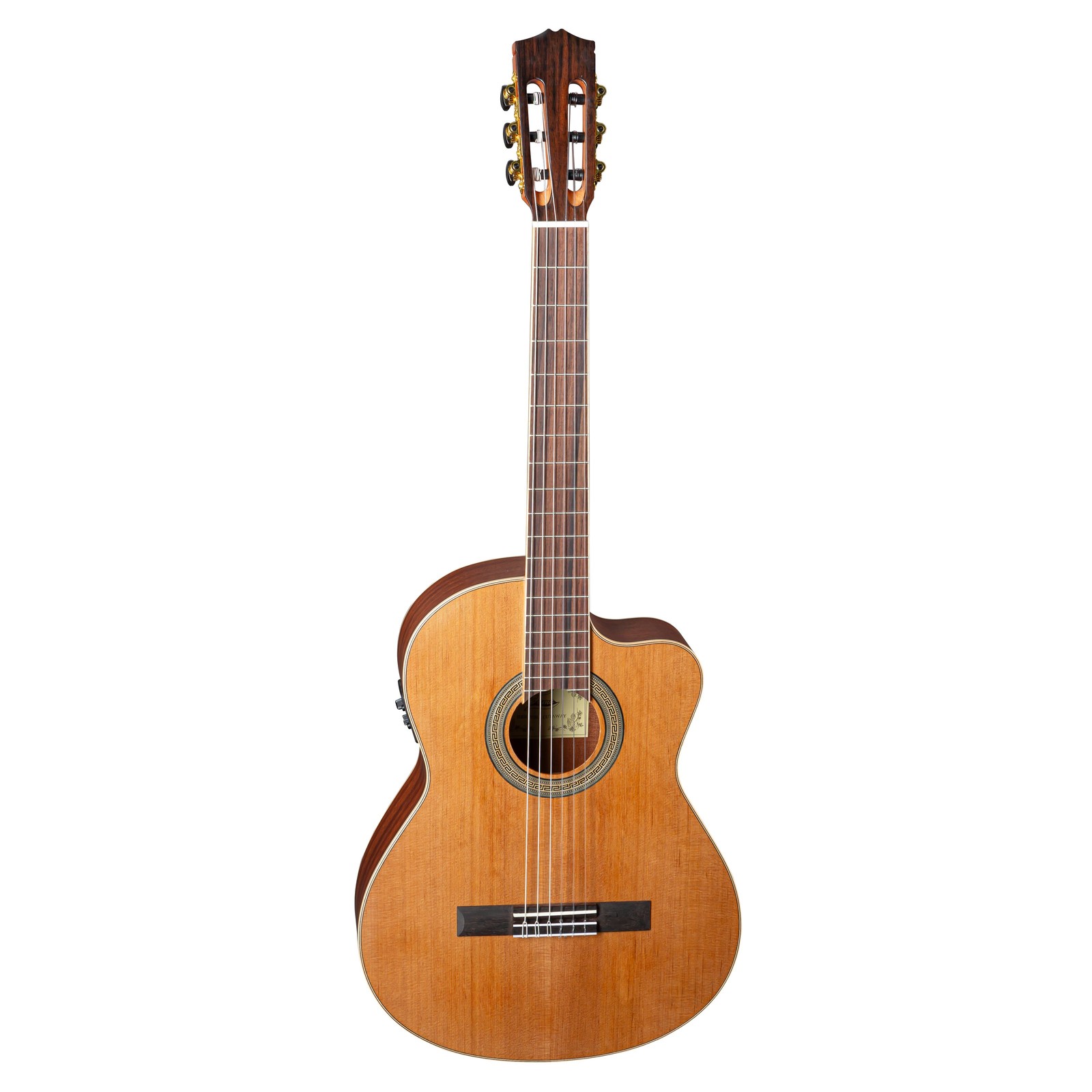 Fame Hermosa Cutaway, 4/4 Konzertgitarre, Fishman Clásica Tonabnehmersystem