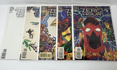 Zero Hour Crisis In Time #0 #1-4 Set (DC Comics, 1994) Newsstand VF/NM