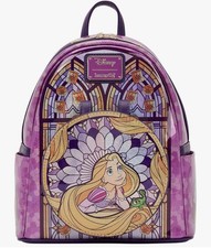 Loungefly Disney Princess Stained Glass Collection: Rapunzel Backpack NEW