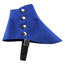 1Pair Pirate Boots Cover w/Rivets Medieval Short Gaiter Spats Halloween Cosplay